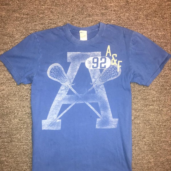 Abercrombie And Fitch Blue Lacrosse Shirt