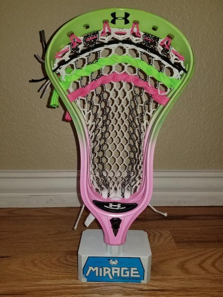 New Under Armour Command Low Head - w/ STX memory mesh dyed neon green and pink