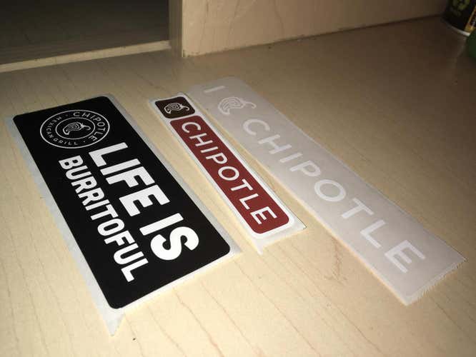 Chipotle stickers