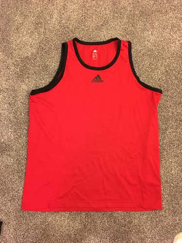 Adidas All-World Tank (Red, XL)