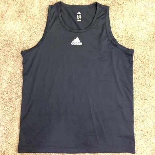 Adidas All-World Tank (Navy, XL)
