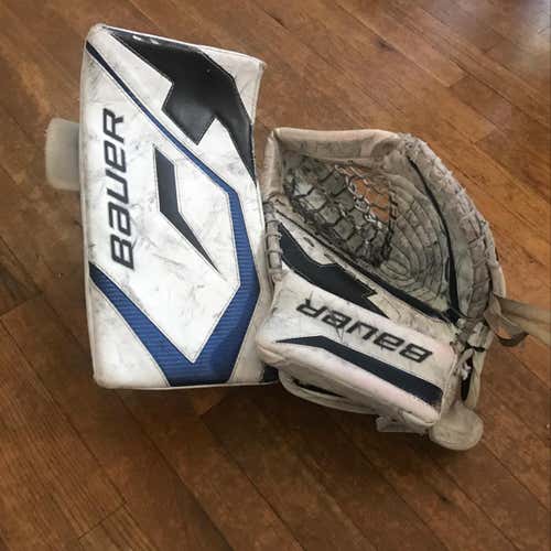 Bauer One 60 Glove And One 80 Blocker Junior