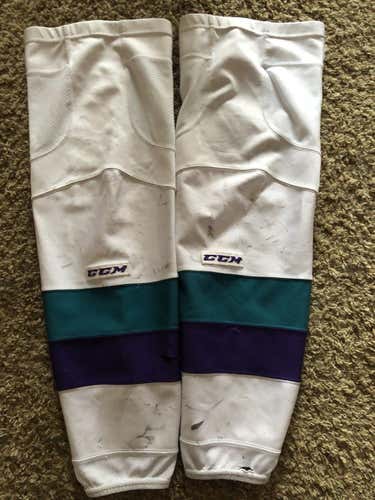 Orlando Solar Bears Game Used CCM Socks Large