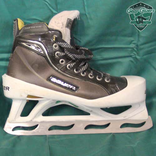 Bauer Supreme ONE80 Goalie Skates Senior Size 9.0 w/ Extreme Step Steel
