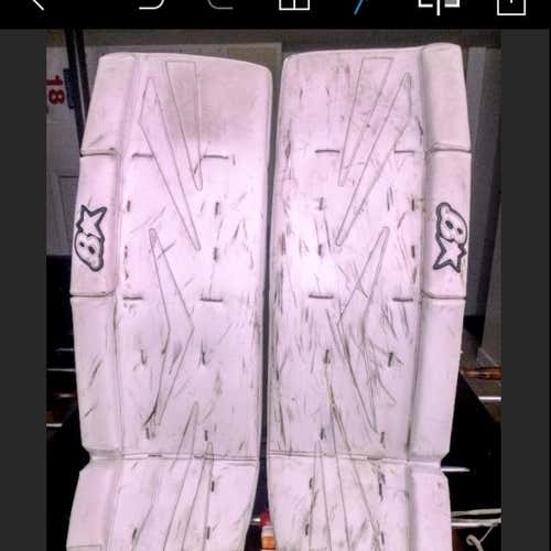 BRIANS Net-Zero Pro INTERMEDIATE Goalie Leg Pads- Size 32+1