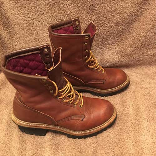 Red Wing Insulated Logger Boots 7D Vibram Sole
