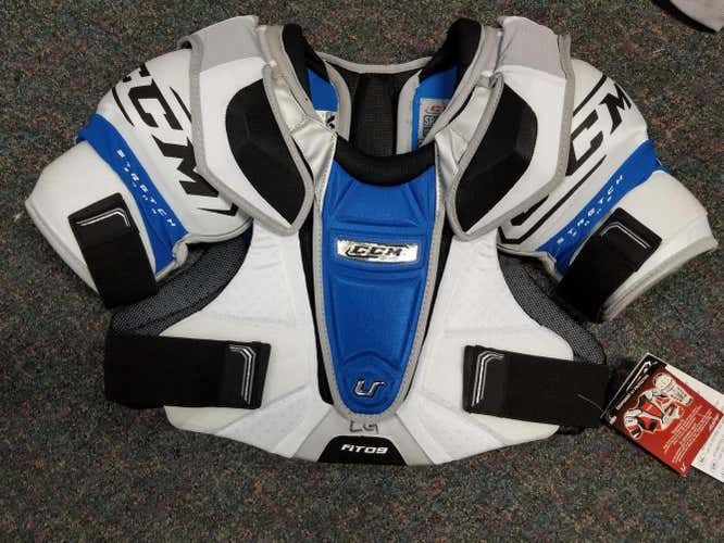 New CCM Fit 09  Shoulder Pads Senior Lrg