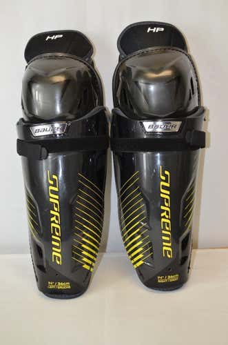 Bauer Supreme HP Shin Guards - Size 14" very light use