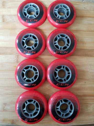 CCM 633 Indoor/Outdoor Wheels 80mm 8-pack