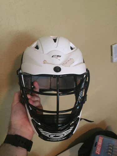 Warrior Spyne X and Cascade CS Helmet w/ Chinstrap
