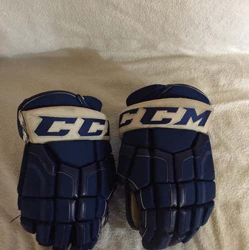 Ccm Pro Stock Gloves Leafs 14 Good Condition $50