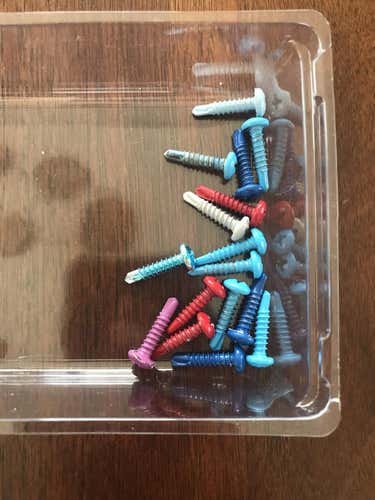 New ECD colored screws