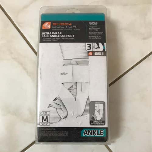 Shock Doctor Ankle Wraps Size Medium New