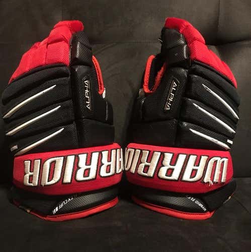 Warrior Alpha QX Gloves - 14” - Red/Black - $100 Or Best Offer