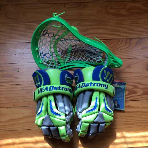 Warrior Headstrong Evo4 HS w/ Hero2.0 & Burn Pro 13” Glove Bundle
