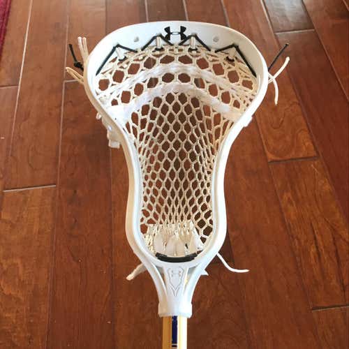 Complete Under Armour Lacrosse Stick - Gold