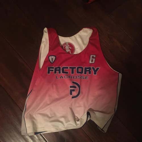 Factory Lacrosse Jersey - Red Fade
