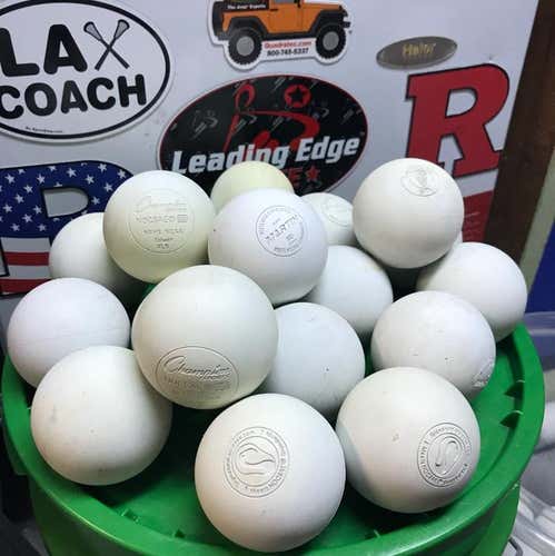 20 Used Lax Balls, Some Discolored In Small Sections