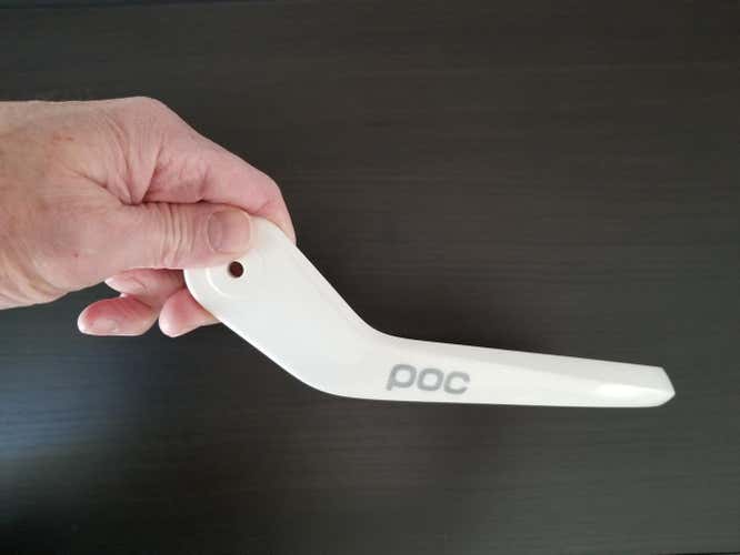 POC Maxilla Orbic Chin Guard SL Slalom Ski Racing - Hydrogen White