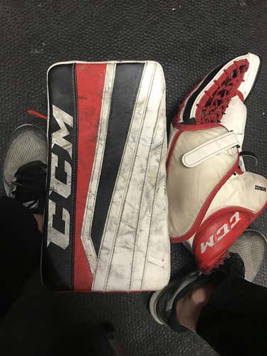 CCM Extreme Flex II  Pro Goalie Glove & Blocker Regular Senior