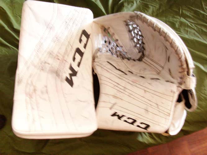 CCM Premier 1.5 Goalie Glove & Blocker (Reg/SR)