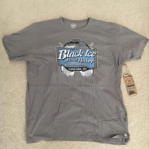 1883 Black Ice Pond Hockey Championship T-Shirt