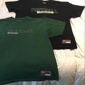Lot Of 2 Nike Team Hawaii Football Tees XXL
