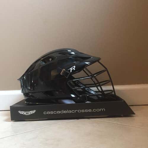 Brand New Shiny Black Cascade R Lacrosse Helmet (REPOST2)