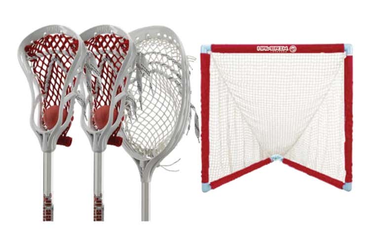 BRAND NEW MAVERICK MINI STICK SET (includes goal, 2 balls, and 3 sticks)