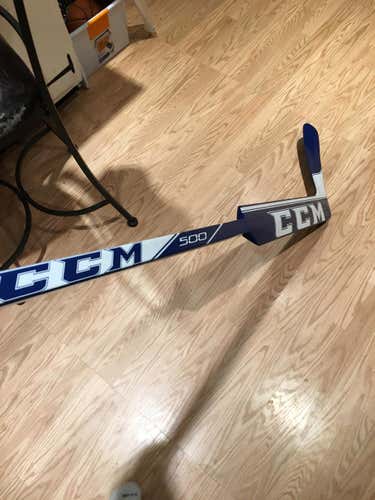 Royal Blue/White CCM 500 Goalie Stick