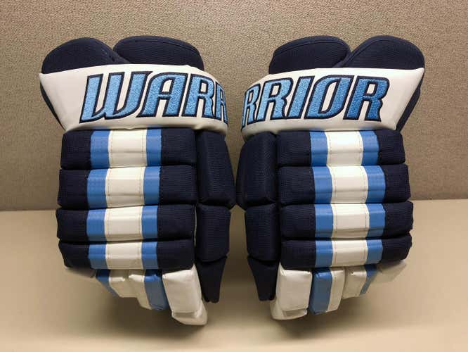 Warrior 14" custom Franchise Gloves Senior - U of Maine colorway