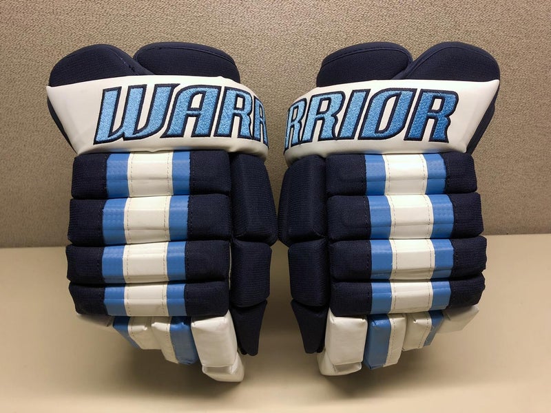 Warrior 14" custom Franchise Gloves Senior - U of Maine colorway