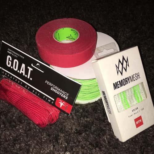 Men’s Lacrosse Stringing Supplies Lot