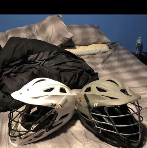 Two Cascade R Helmets