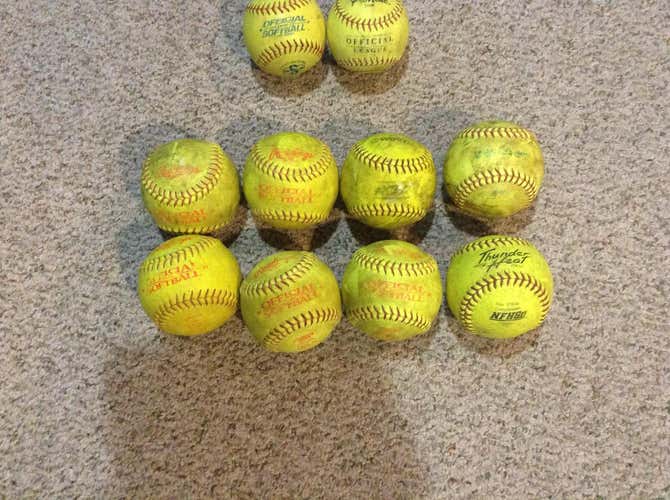 10 Mixed Practice Softballs