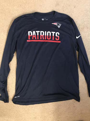 New England Patriots Long Sleeve DriFit