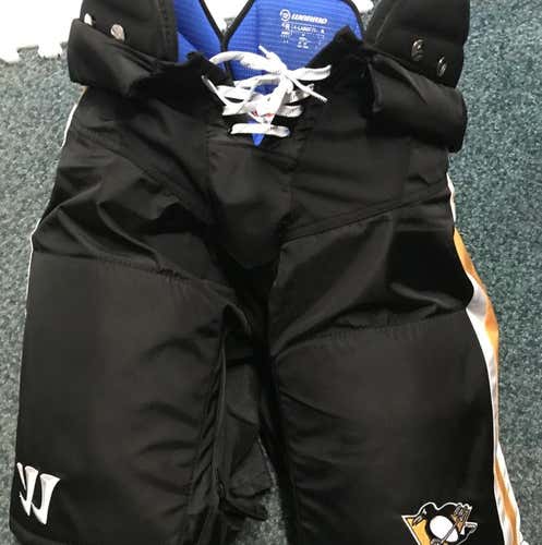 Pittsburgh Penguins Pro Stock Black Pants/yellow Pants