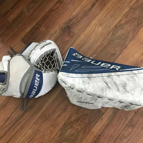 Full Right Pro Stock Bauer 1s Gloves