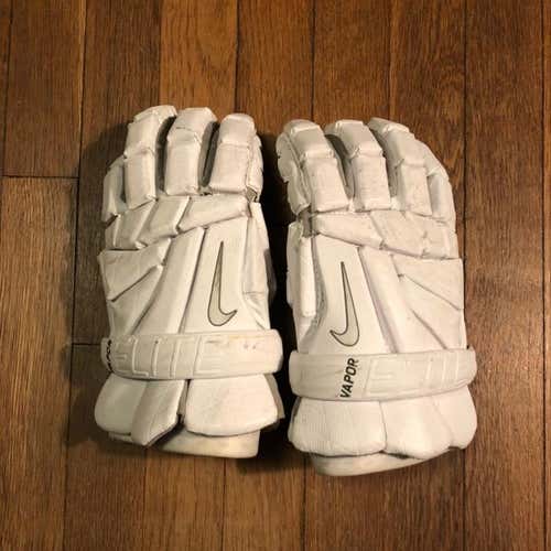 Nike Vapor Elite 3 Lacrosse Gloves White