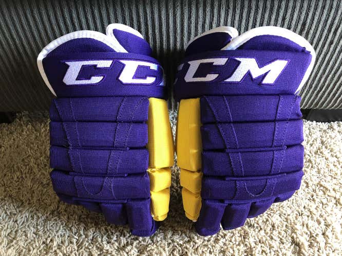 New CCM HG96 14” Gloves - LA Kings retro colorways