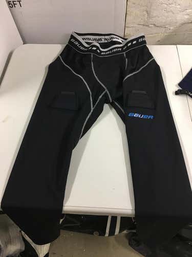 Bauer Compression Pants (Size: Adult Medium) with Jock