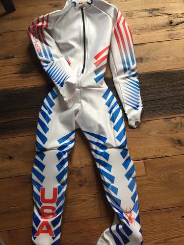 New Medium Spyder us ski team Race Suit
