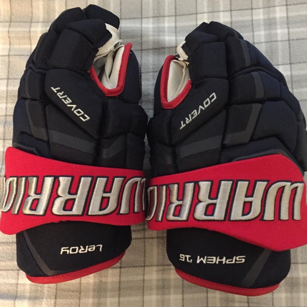 New Warrior Pro Custom Gloves Senior Columbus Blue Jackets Covert QRL 14"