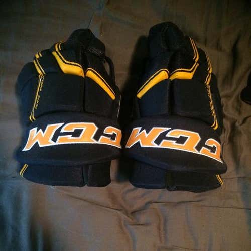 CCM Quicklite 270 Gloves Navy/Gold