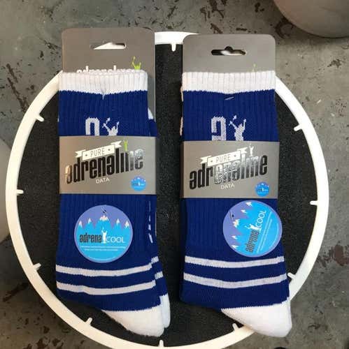Brand New In The Package Adrenaline 2 Pair Adult Socks