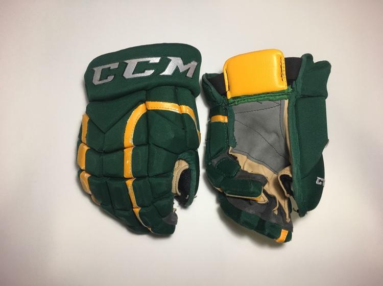 CCM NCAA Clarkson University Hockey Gloves 14” Re-Palmed