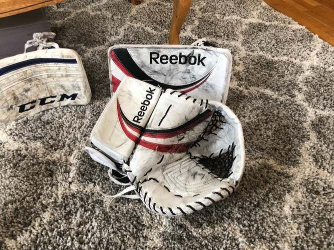 Reebok SR7K Goalie Glove & Blocker Regular Senior