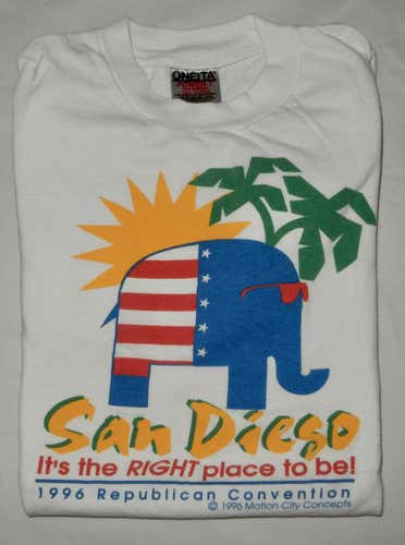 1996 San Diego Republican Convention T Shirt