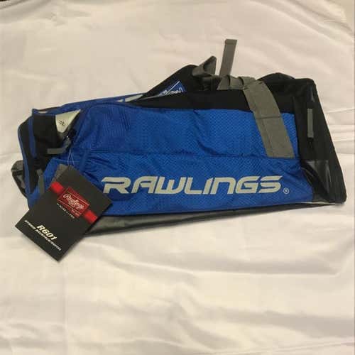Rawlings R601-R R601 Hybrid Backpack/Duffel Players Bag - Royal- LL28