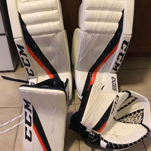 CCM EFLEX 3 FULL SET OILERS 34 +2